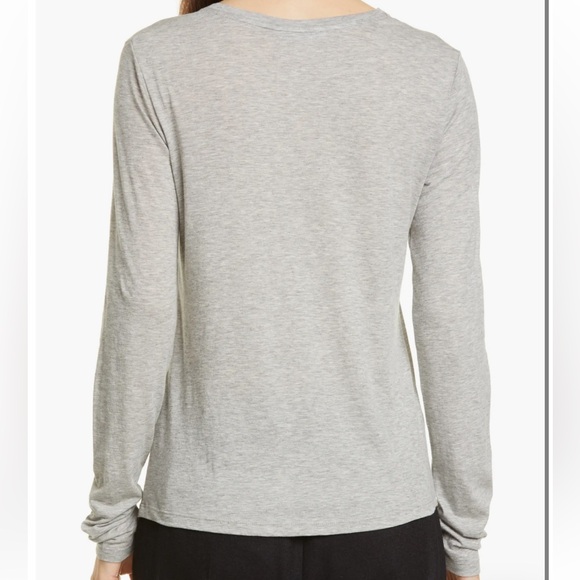 Nordstrom Signature Essential Long Sleeve Crewneck Tee - Picture 4 of 5